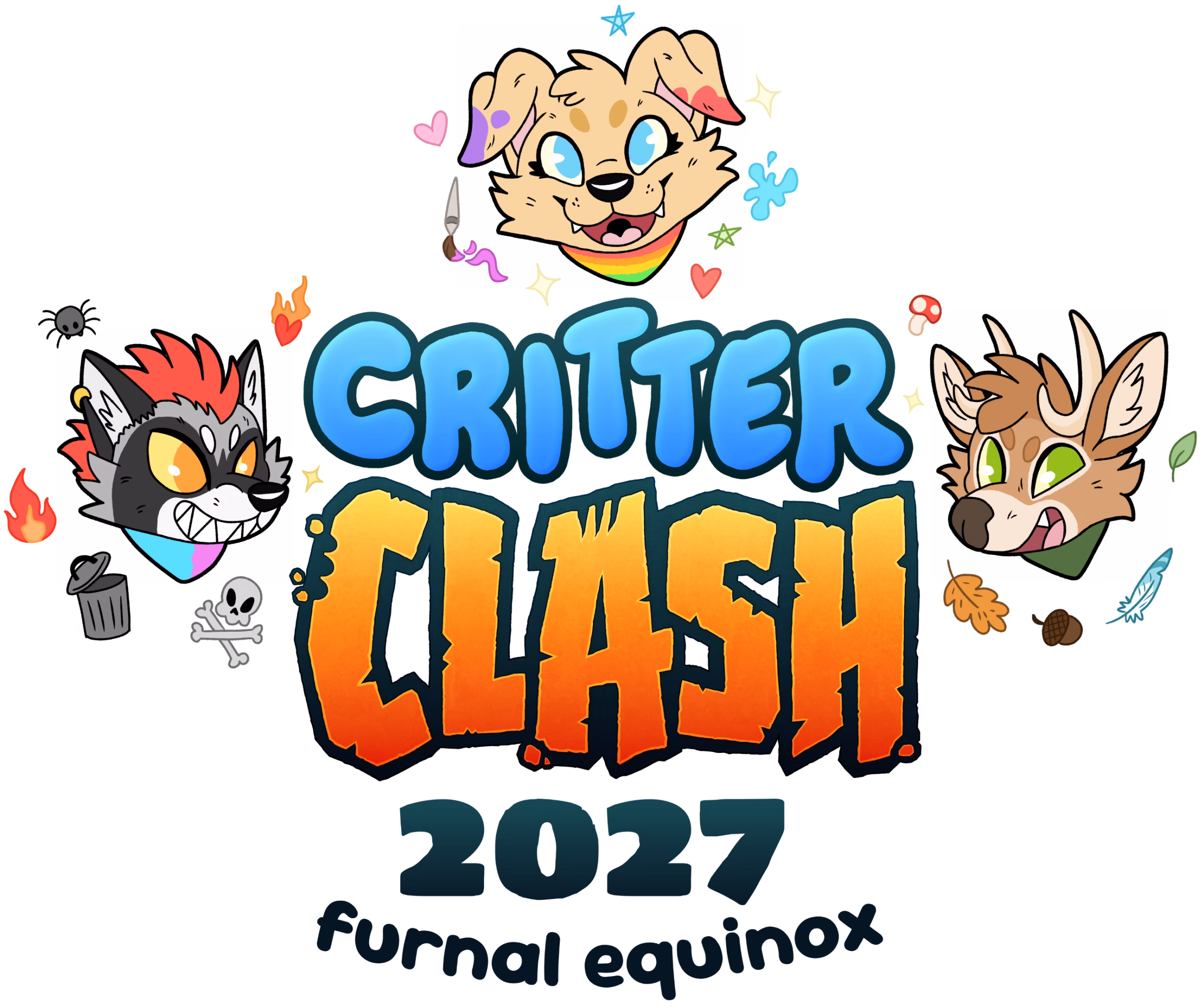 Furnal Equinox Critter Clash logo in colour