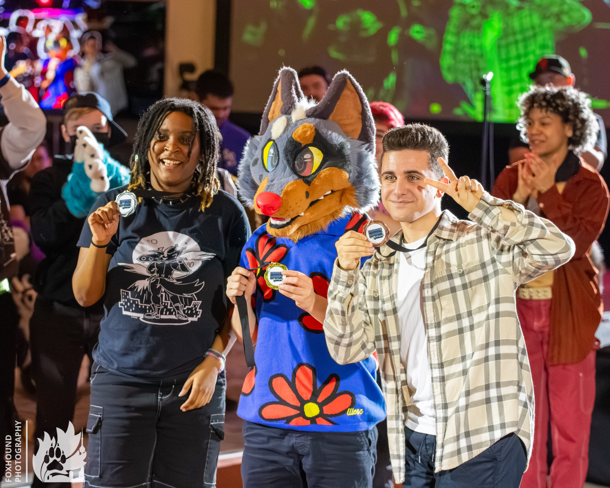 A group of PCD dance battle winners takes a photo at Furnal Equinox 2026